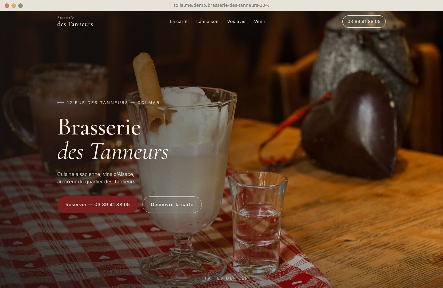 Refonte Brasserie des Tanneurs