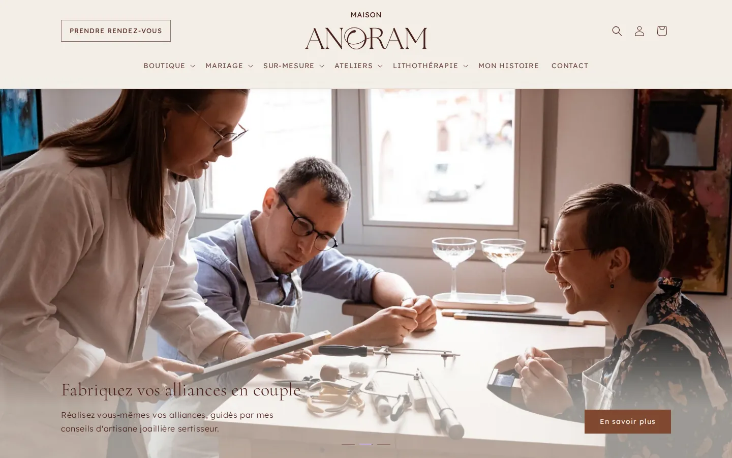 Le site de Maison Anoram